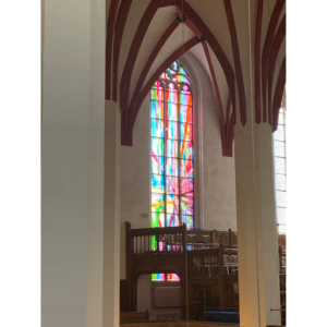 Peace window in Thomaskirche.